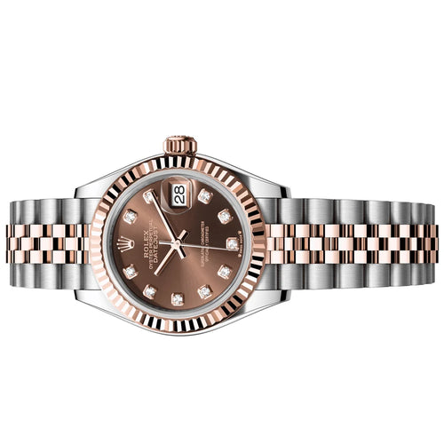 Rolex Datejust 28mm 279171-0011 Chocolate Diamond Jubilee Bracelet Pre-Owned