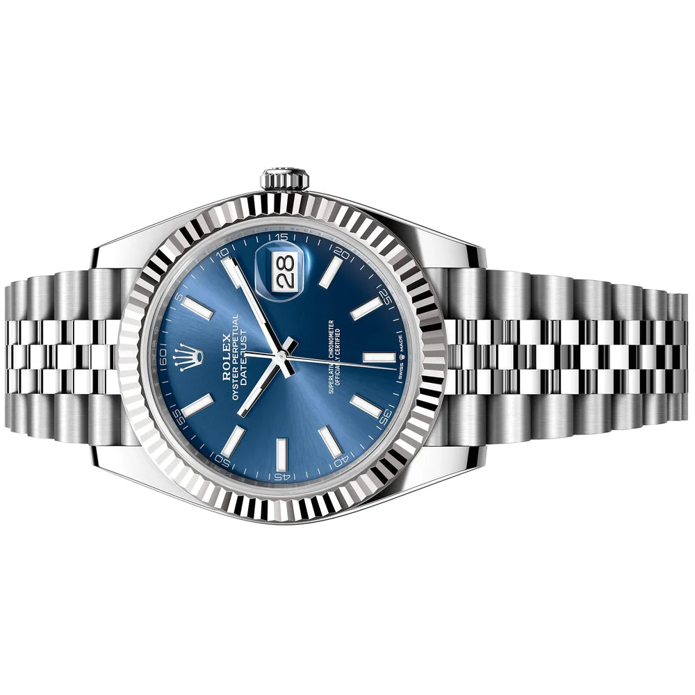Rolex Datejust 41mm Unworn 2026 Jubilee Bracelet 126334-0002 Blue Index Dial
